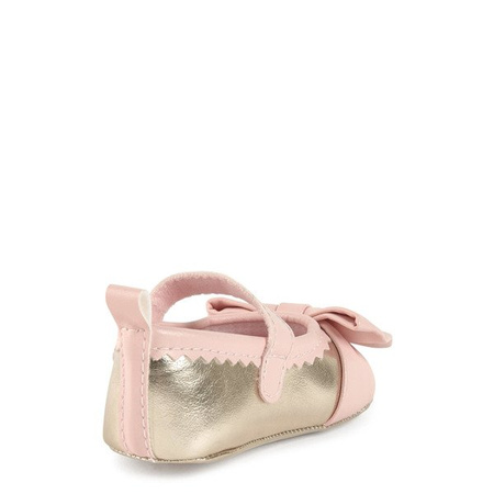 BILLIEBLUSH Balerinki niemowlęce dla dziewczynki złoto-różowe