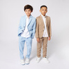 BOSS Kids Boys two-piece suit, light blue