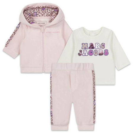 KARL LAGERFELD Kids Baby girls pink and white set