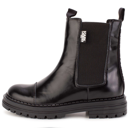 KARL LAGERFELD KIDS Leather ankle boots