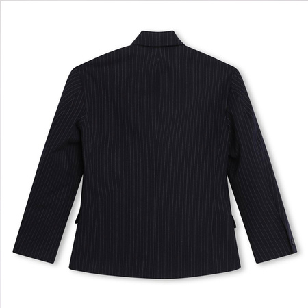 BOSS Kids Boys two-piece navy striped suit