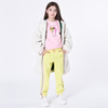 KARL LAGERFELD KIDS Bluza dziecięca różowa z aplikacją kotka