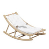 OLIVER FURNITURE baby & toddler rocker, oak/white