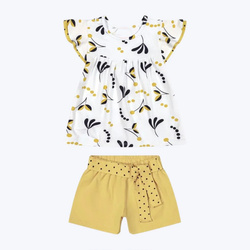 LILI GAUFRETTE Komplet t-shit i spodenki dziecięce dla dziewczynki