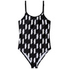 KARL LAGERFELD Kids Black and white swimsuit