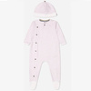 BOSS Kids Baby girls pajama and hat set pale pink