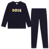 BOSS Kids Boys navy pajamas