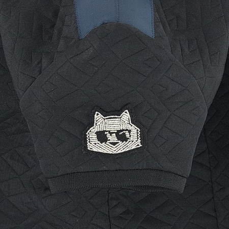 KARL LAGERFELD KIDS Sukienka dziewczęca szara 