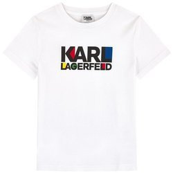 KARL LAGERFELD KIDS MINI MI T-shirt chłopięcy z krótkim rękawem