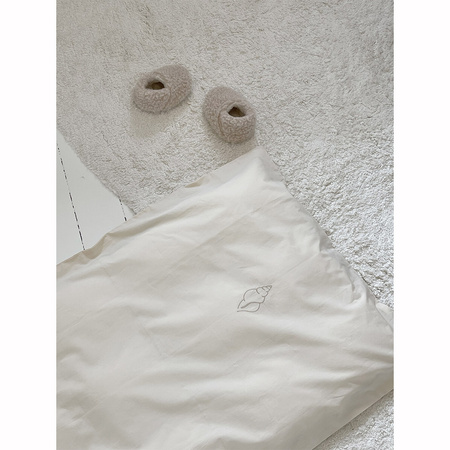 We Are Bitte Organic Junior Bedding Sea Shell 100x140/40x45 cm