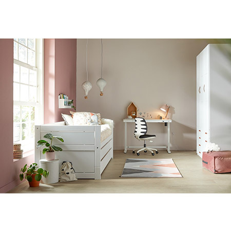 LIFETIME Kidsrooms Wardrobe with Shelves, Clothes Rail and Drawers, 150 cm