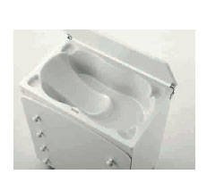 PICCI VANITY Komoda dziecięca z wanienką ozdobiona kryształkami Swarovski'ego