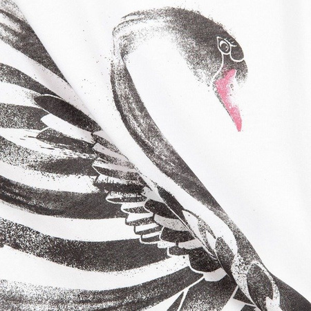 THE MARC JACOBS T-shirt dziewczęcy biały z nadrukiem