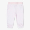 BOSS KIDS Baby gils white and pink 3-piece organic cotton tracksuit