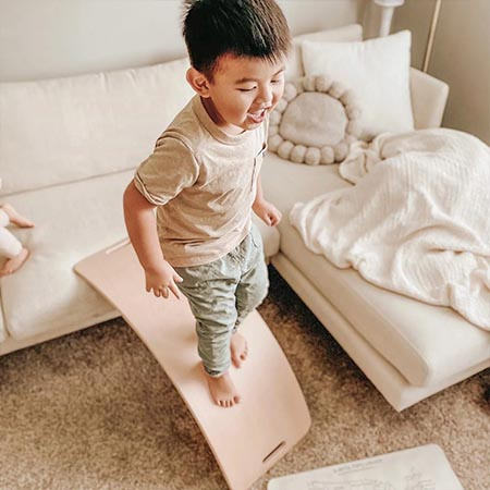 Curve Lab Kids Balanced wooden balance board Perfect Arc