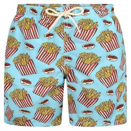 MC2 Saint Barth Kąpielówki chłopięce FRENCH FRIES