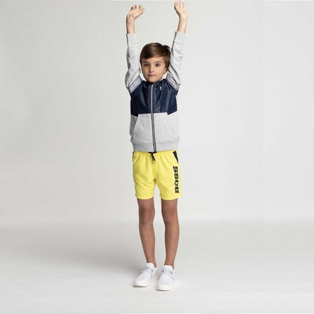 BOSS KIDS Two Material Hooded Cardigan Suit