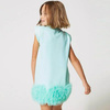 TWINSET Girls mint dress with tulle frill