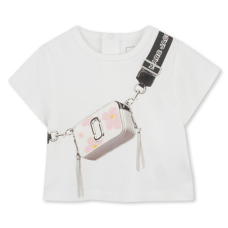 The Marc Jacobs Komplet dziecięcy dla dziewczynki t-shirt z nadrukiem i spodenki
