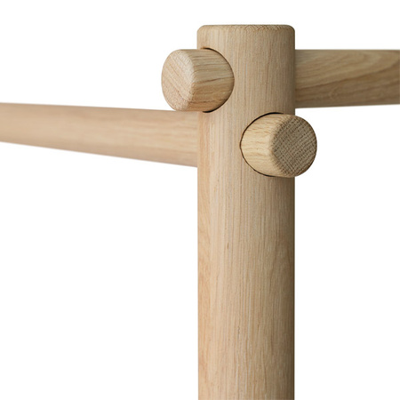 OLIVER FURNITURE CAMP Łóżko dziecięce z baldachimem, white/oak