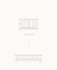 OLIVER FURNITURE Conversion kit Wood Mini to junior bed