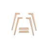 OLIVER FURNITURE Dodatkowe nogi do biurka dziecięcego Wood junior 66 cm