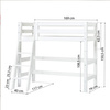 Hoppekids ECO Luxury high sleeper bed with slopping ladder 70x160 cm