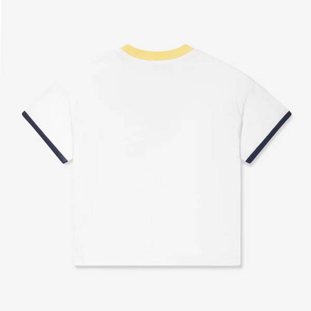 KENZO Kids T-shirt dziecięcy dla chłopca z krótkim rękawem Tiger biały
