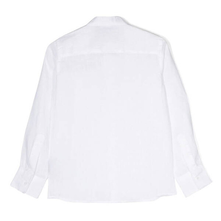 TRUSSARDI Boys long sleeve elegant shirt in white