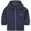BOSS KIDS Boys Hooded Windbreaker in Navy