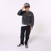 HUGO Boy's printed sweatshirt with logo, black