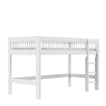 LIFETIME Kidsrooms Ліжко-горище середнього розміру 128 см з драбиною - Breeze