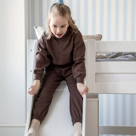 Hoppekids ECO Luxury Low bunk bed with slide and vertical ladder 90x200