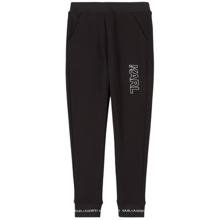 KARL LAGERFELD Kids Heather tracksuit pants