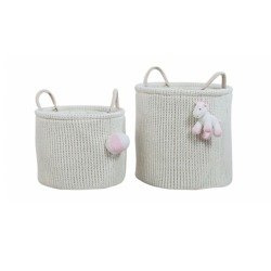 PICCI MILKY Kosze na zabawki 2 szt