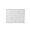OLIVER FURNITURE WOOD MULTI CUPBOARD 3 DOORS - WHITE