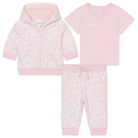 The Marc Jacobs Baby girls pink and white set