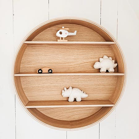 Curve Lab Montessori Kids round shelf