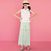 TWINSET Girls woven top without sleeves in white