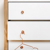 OLIVER FURNITURE WOOD DRESSER 4 DRAWERS