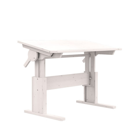 LIFETIME Kidsrooms Writing Desk - Height and Slant Adjustable, whitewash