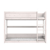 LIFETIME Kidsrooms Kid's Low Bunkbed with Ladder, whitewash