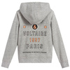 ZADIG & VOLTAIRE Grey Hooded Zip-Up Top