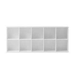 OLIVER FURNITURE Wood Біла дитяча настінна книжкова шафа (5x2 дюйми)