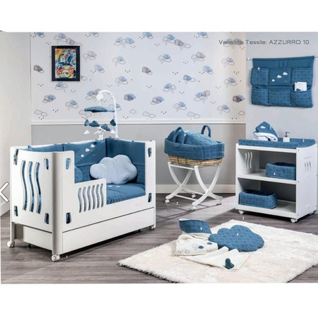 PICCI SPACE Komoda z niebieską aplikacją