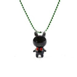 POP CUTIE Naszyjnik BUNNY czarny