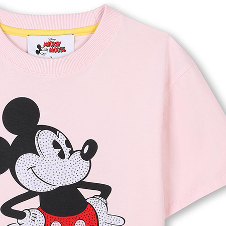 THE MARC JACOBS Kids short sleeve t-shirt with Mickey Mouse, pink