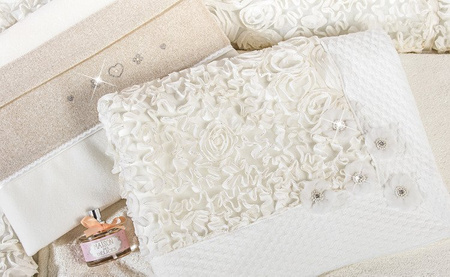 PICCI FLORA Kocyk dziecięcy z kryształkami Swarovski'ego