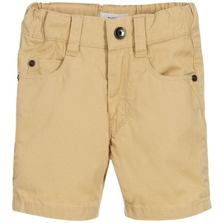 BOSS Kids Spodenki chłopięce piaskowe