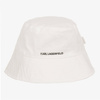 KARL LAGERFELD Girls ivory Choupette bucket hat